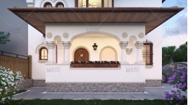 Proiect casa traditionala la calcan parter + etaj (195 mp) - Resedinta Dorde